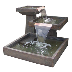 Metro Spill Garden Fountain, 48 inches D x 39 inches W x 27 inches H, FREE SHIPPING