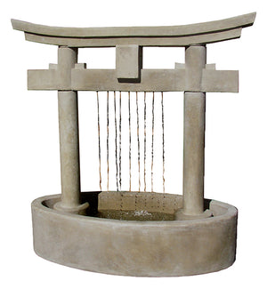 Torii Gate Fountain, 26 inches D x 58 inches W x 58 inches H, FREE SHIPPING