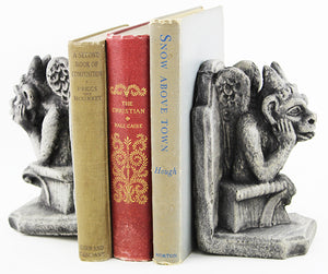 Gargoyles Statues Bookends, statues, statuary, garden statues, garden statue, statues for sale, garden statues for sale, garden statuary for sale, yard statues for sale, buy statues, statuary for sale, cement statues