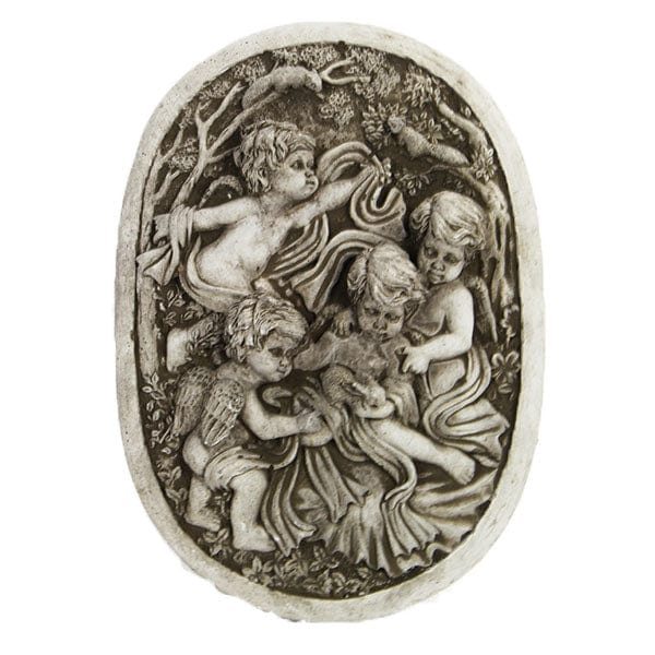 Cherubs Wall plaque, statues, statuary, garden statues, garden statue, statues for sale, garden statues for sale, garden statuary for sale, yard statues for sale, buy statues, statuary for sale, cement statues